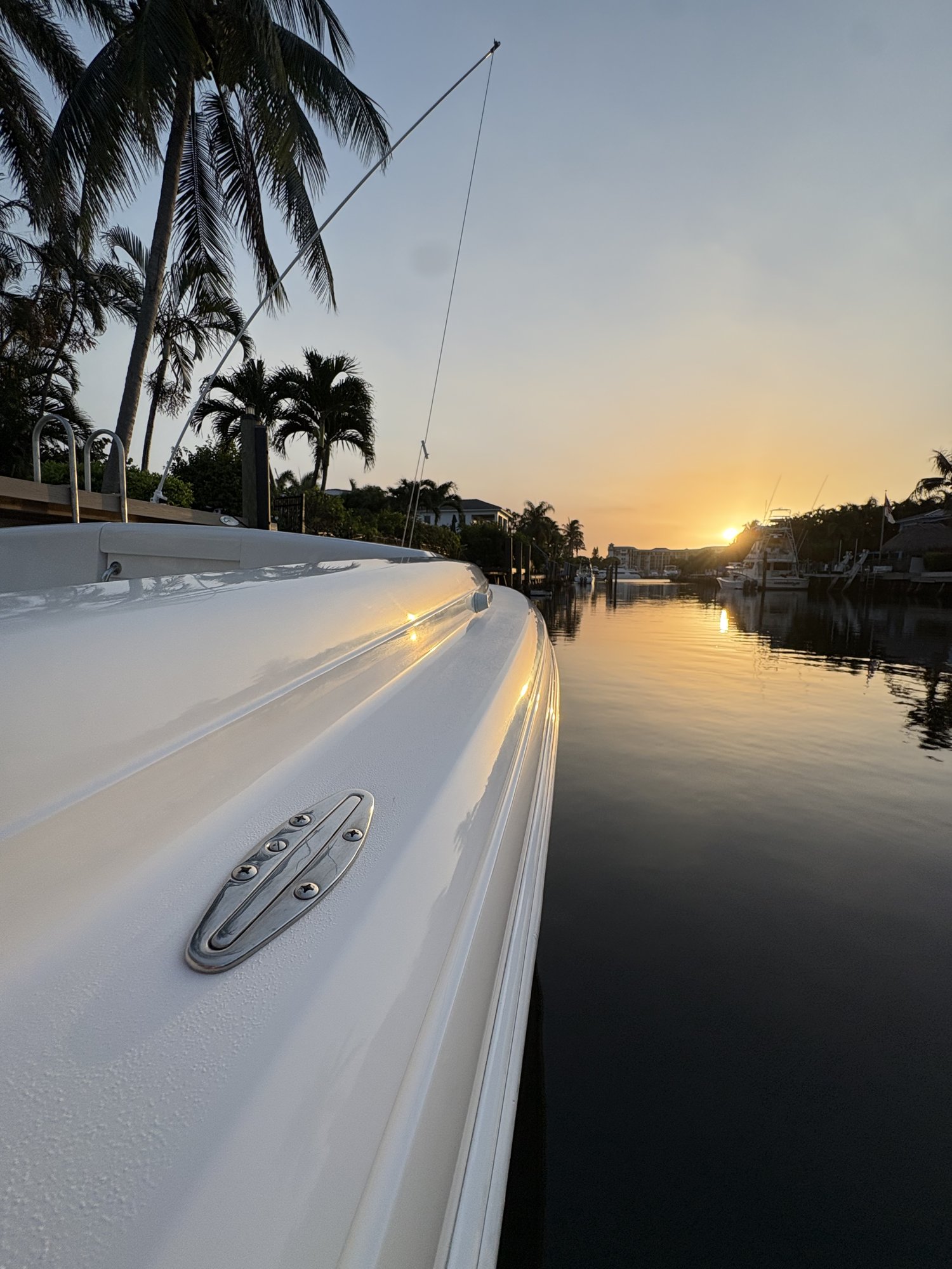Gunwale hardware polish