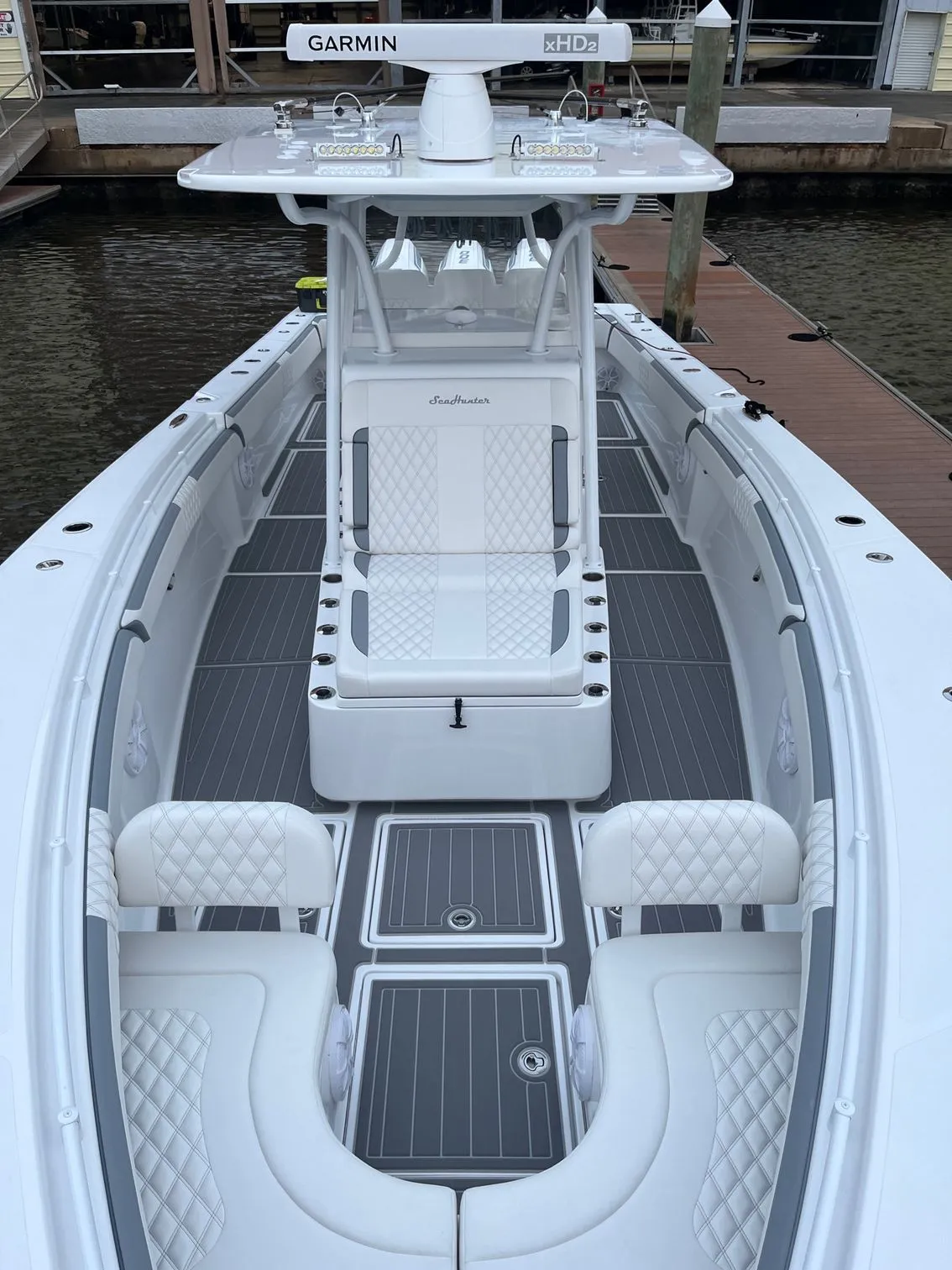 Center console cockpit foam decking overview